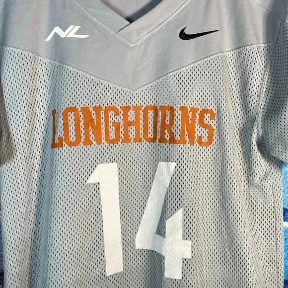 Nike Dri-Fit Gray Texas Long Horns Jersey Small - Picture 3 of 7